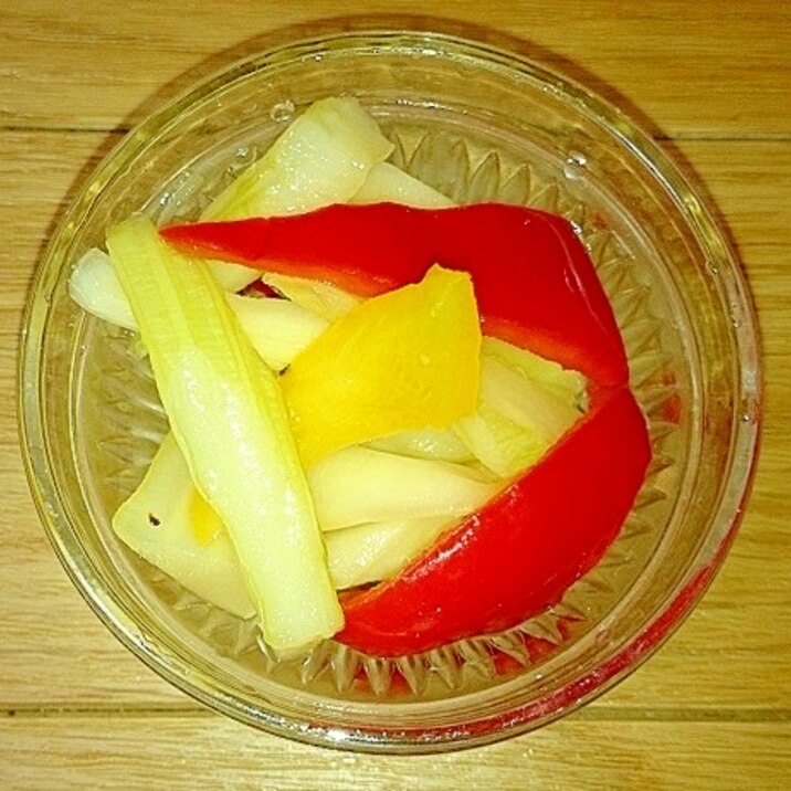 カンタン酢を使って セロリとパプリカのピクルス レシピ 作り方 By Junko0115 楽天レシピ